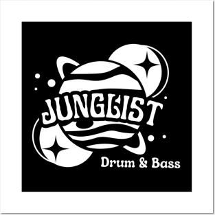 JUNGLIST  - Y2K Logo (White) Posters and Art